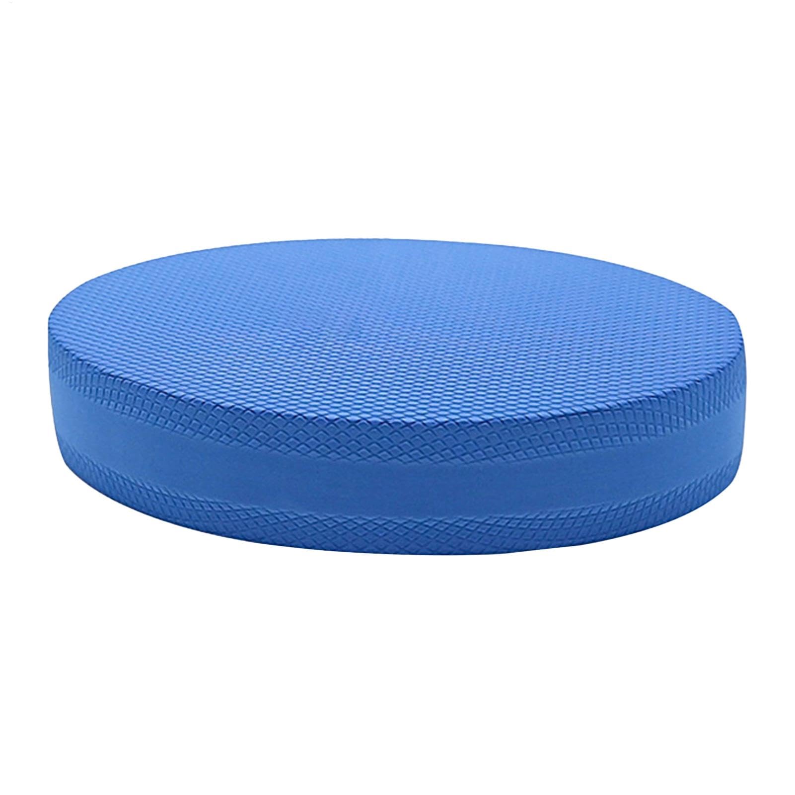 Blue TPE Oval Foam Balance Pads Workout Yoga Mat Foam Board Exercise Trainer Pilates Balance Pads Oval Anti Slip Foam Support Cushions Balance Pad For, Pilates 28x17x6 Cm