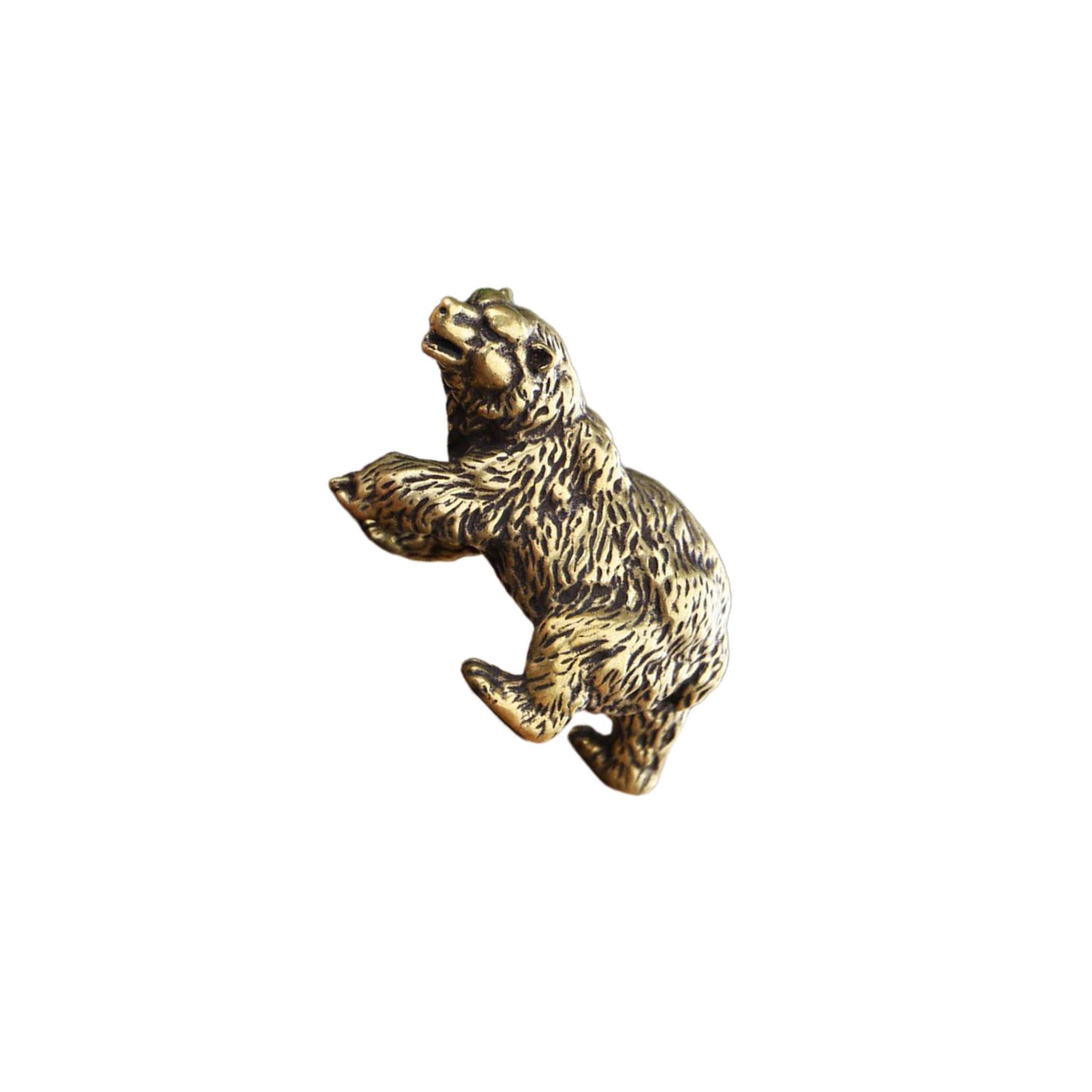 ALCXAZS Remarkable Bear Sculpture Collections Craft Decor Eye Catching Piece Creates Vibrant Atmosphere In Every Room Animal Bear Figurine Ornaments Statue