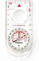 SUUNTO Bússola A-30: bússola de caminhada compacta com marcações luminosas em pouca luz