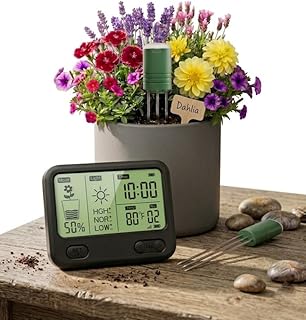 Top 5 Best Waterproof Digital Garden Soil Thermometer in Florida 6 Soil Wireless Soil Moisture and Temperature Meter