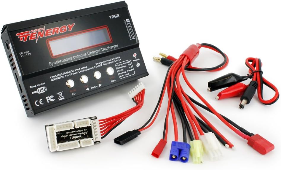 Tenergy TB6-B 50W Balancing Charger for NiMH/NiCD/Li-PO/Li-Fe/SLA Battery Packs