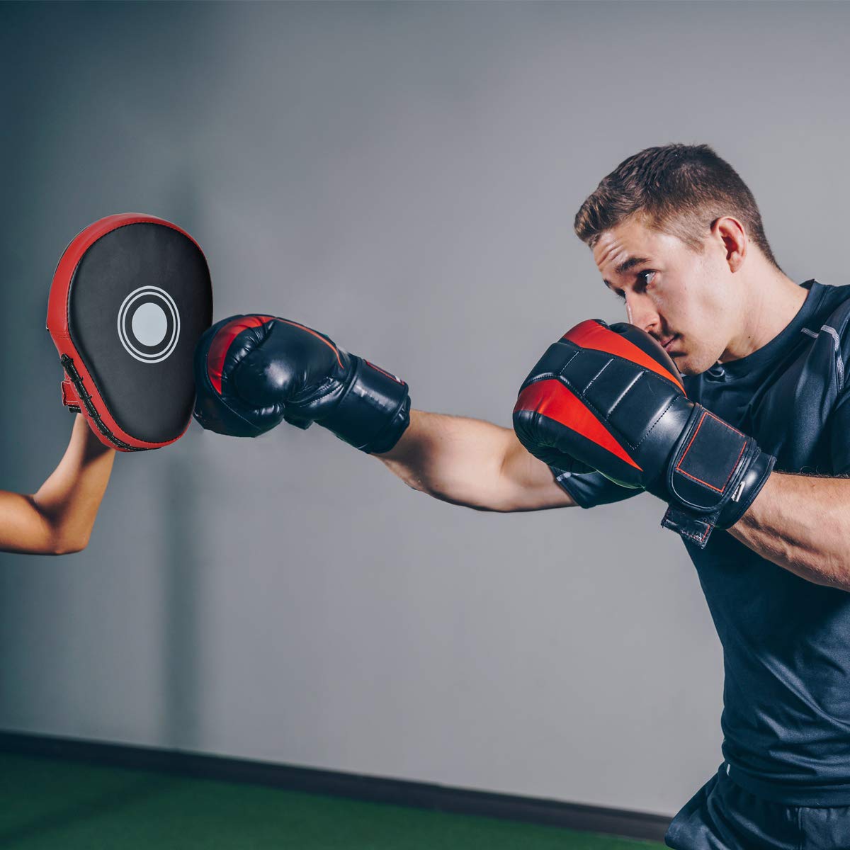 Almohadillas de poliuretano para boxeo Queta 1 par Muay Thai Karate Taekwondo MMA