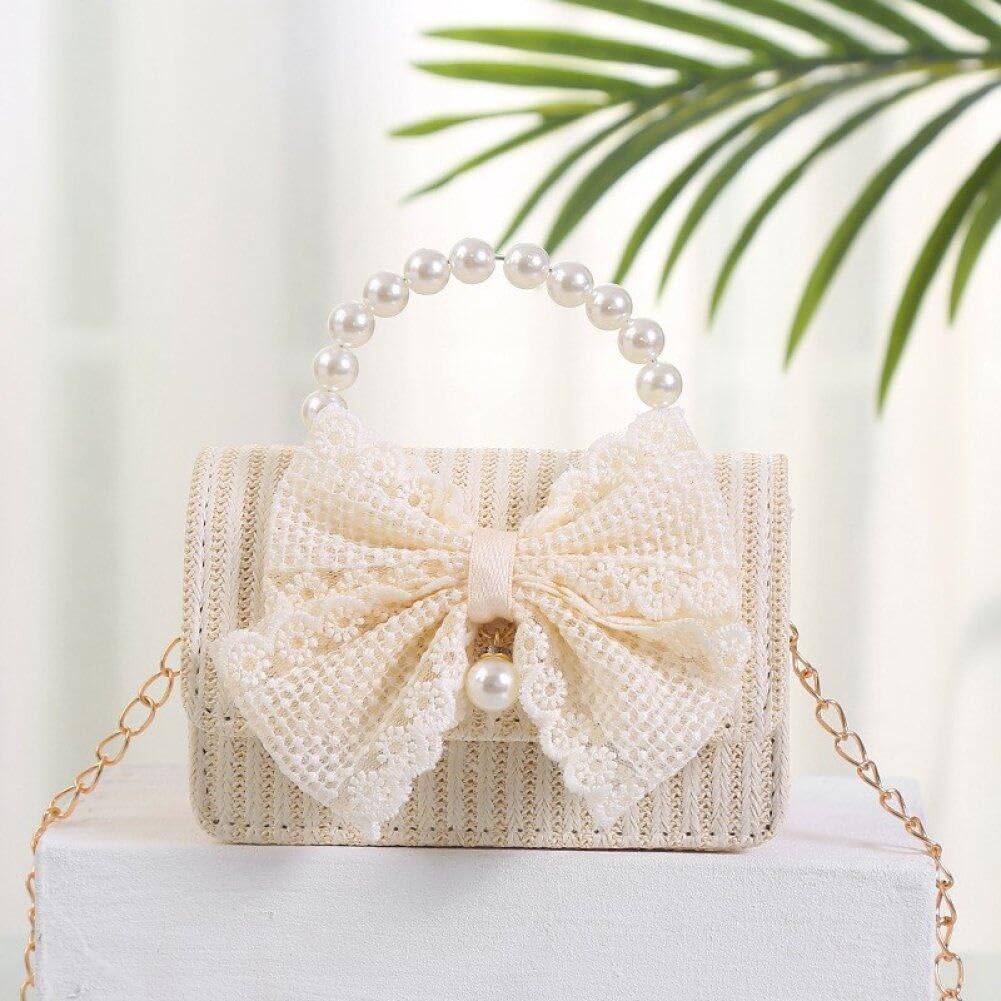 4 Pcs Niñas Pequeñas Bolsas Lindos Bolsos De De Perlas Pequeños Bolsos De Hombro De Cuerpo Cruzado para Niños