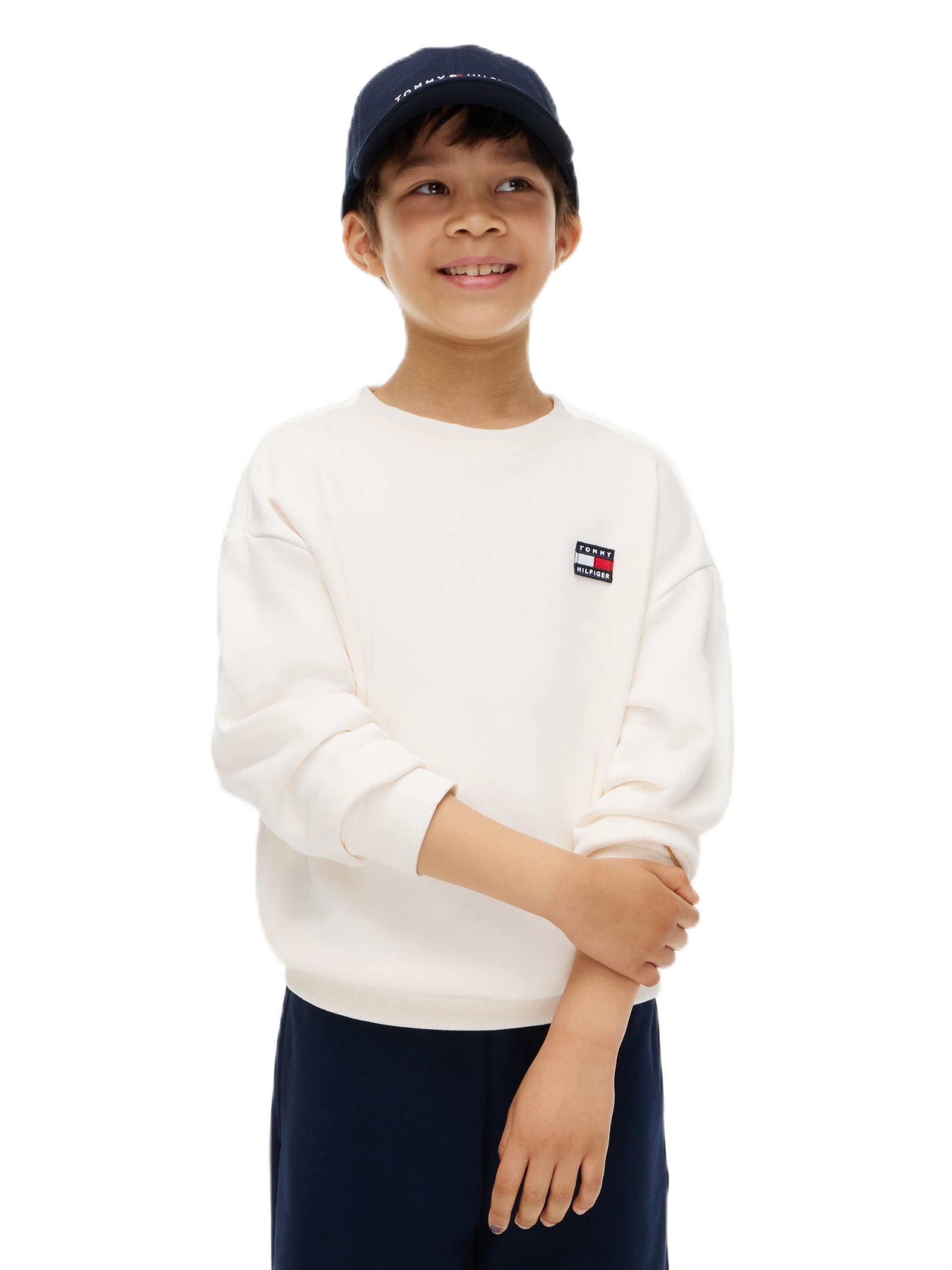 Tommy Hilfiger Sweat-Shirt à Enfiler Mixte Enfant