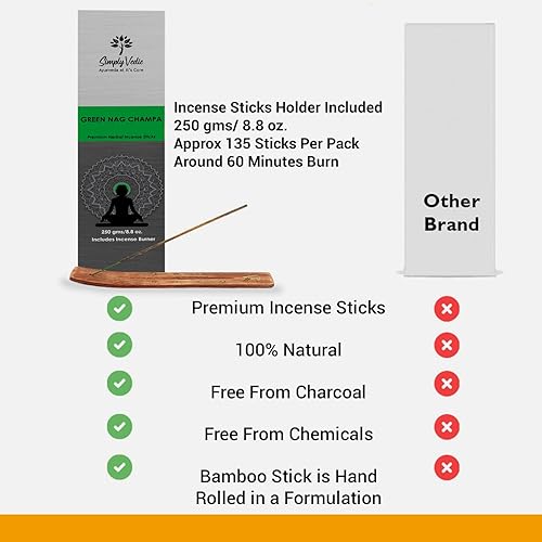 Miniatura 8 de Varillas de incienso rosa de 8.82 oz (aproximadamente 135 varillas de incienso de alta calidad + soporte de incienso)  Dura 60 minutos, ideal para