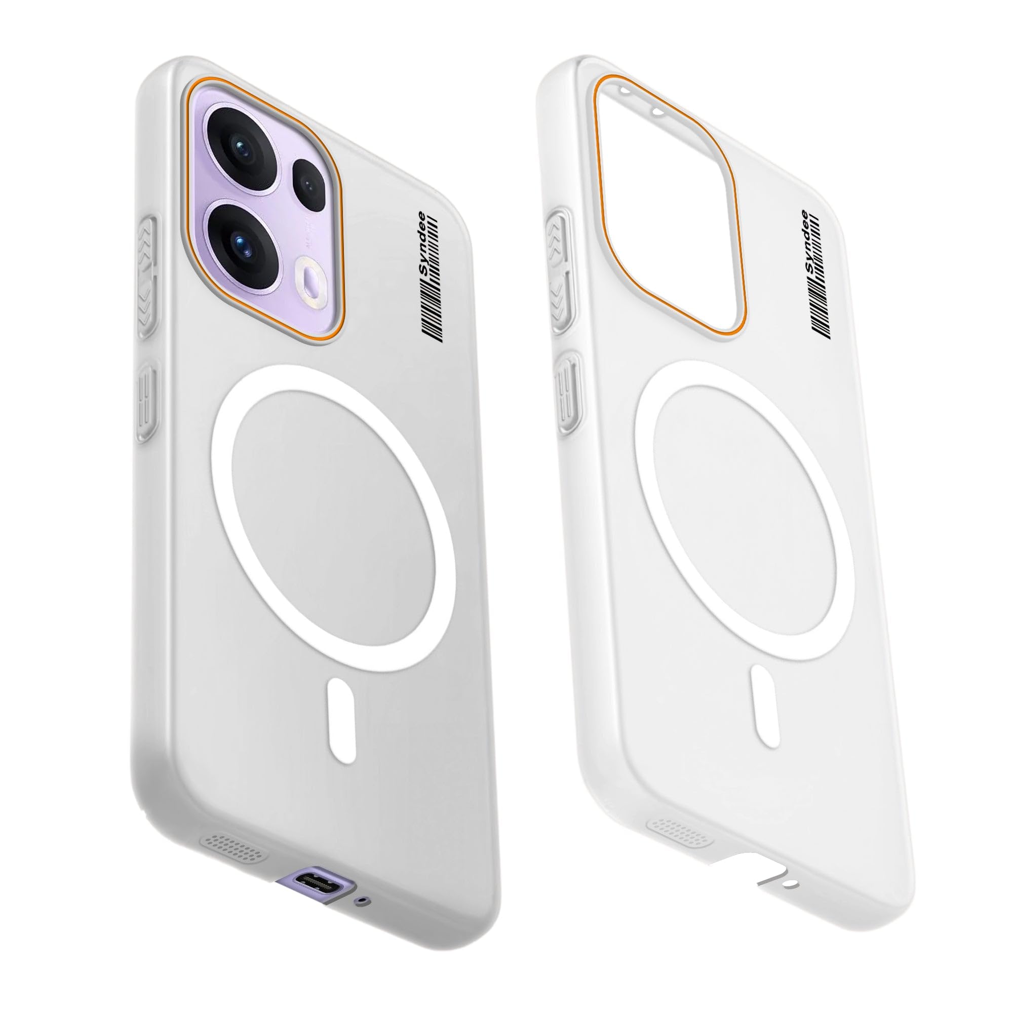 DL3 Mobilak Case Back Cover for Xiaomi 15T, Sleek Frosted Translucent Back Only Compatible with Wireless Magnetic Accessories | Anti-Scratch Shockproof Phone Case