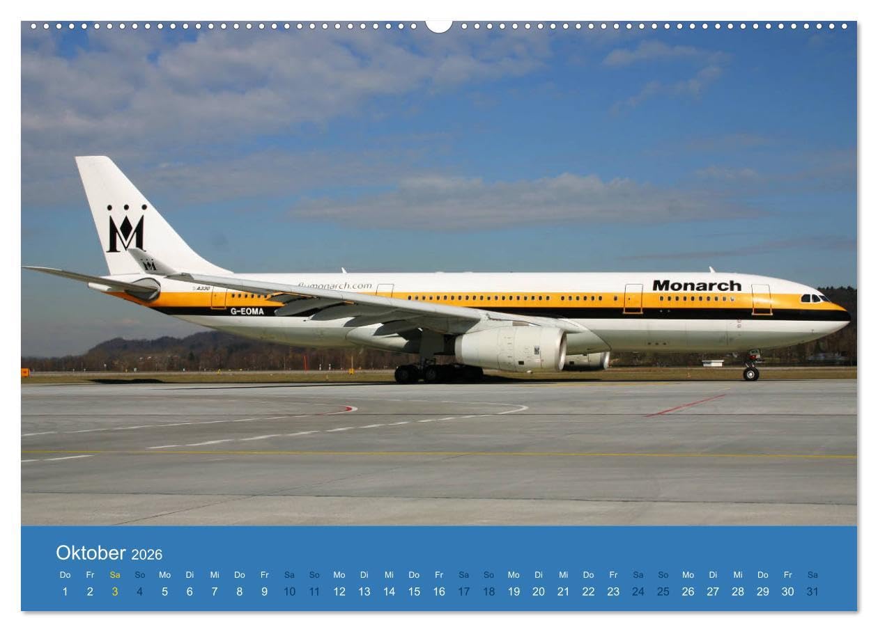 Airbus Airliners (hochwertiger Premium Wandkalender 2026 DIN A2 quer), Kunstdruck in Hochglanz: Die Airbus Flugzeug Familie deckt heute das ganze ... Von A300 bis A380 (CALVENDO Mobilitaet)