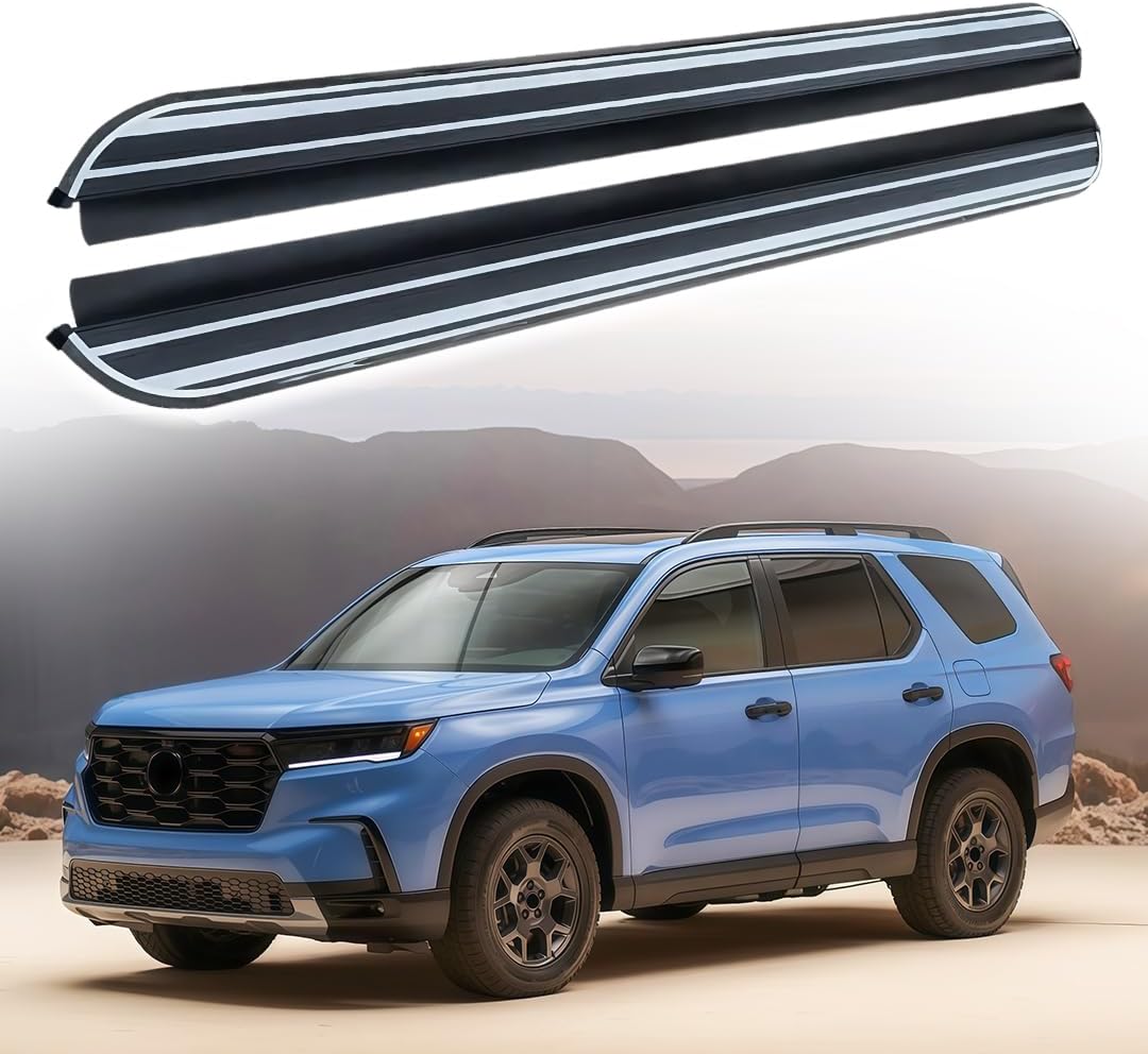 2Pcs Fixed Running Board Compatible with Honda Pilot 2023 2024 2025 2026 Door Fixed Side Step Pedal Platform Protector Foot Bar