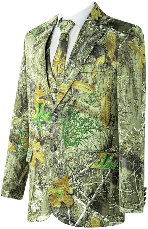 Mens Suit Jacket Floral Printed Two Button Casual Regular Notched Lapel Blazer