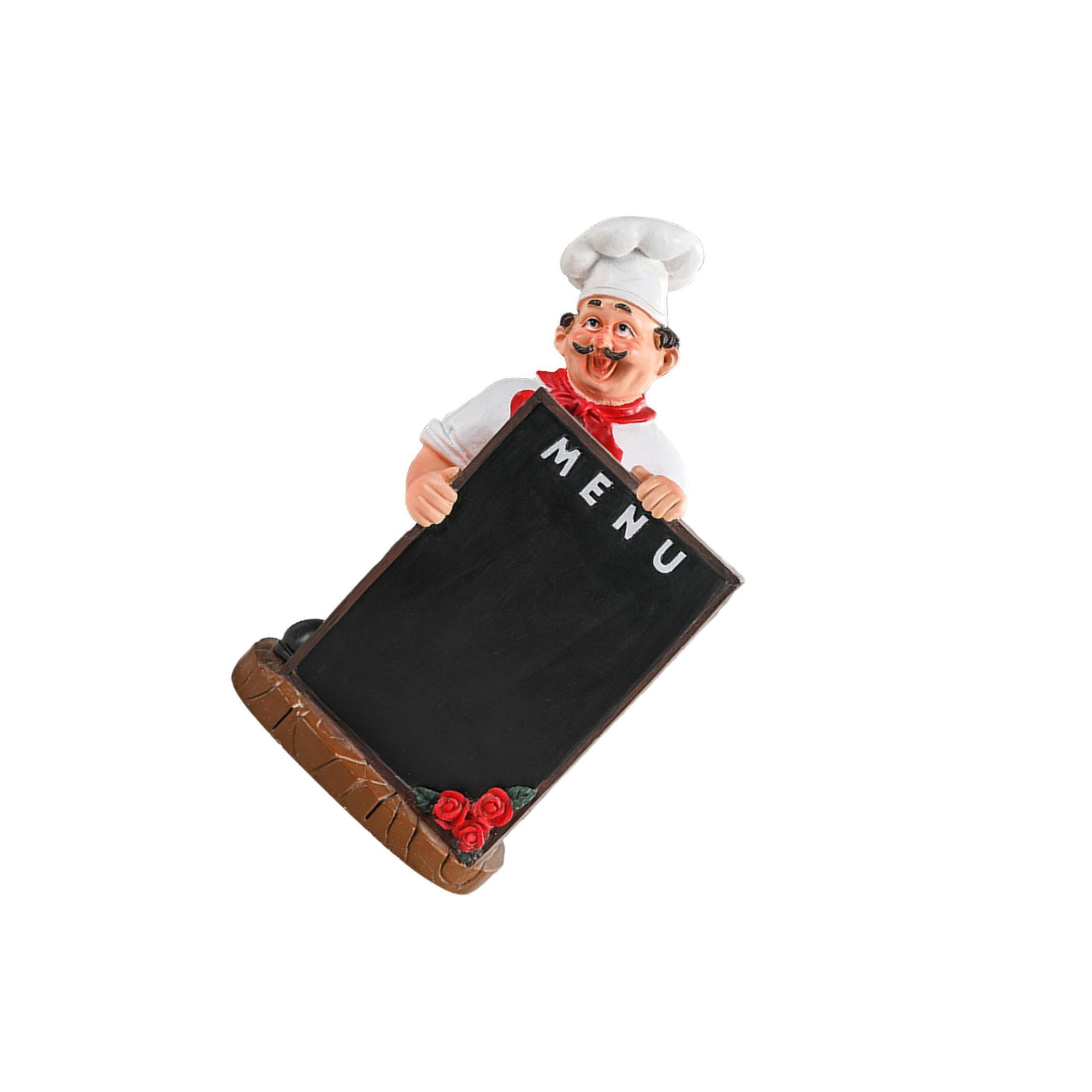 Zambuph Chefs Statue Figurine Exquisite Beautiful Texture Left 17x13x30.5cm