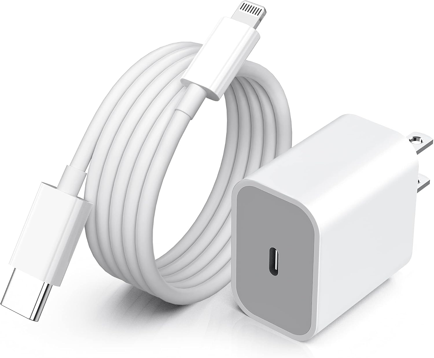 Amazon Com Iphone Fast Charger Cable Apple Mfi Certified 20w Pd Usb C Wall Charger Type C Power Adapter Lightning Cable Fasting Charging Plug Compatible With Iphone 13 12 Pro 11 Xs Max Xr X 8 Plus Se 2020 Ipad Cell Phones