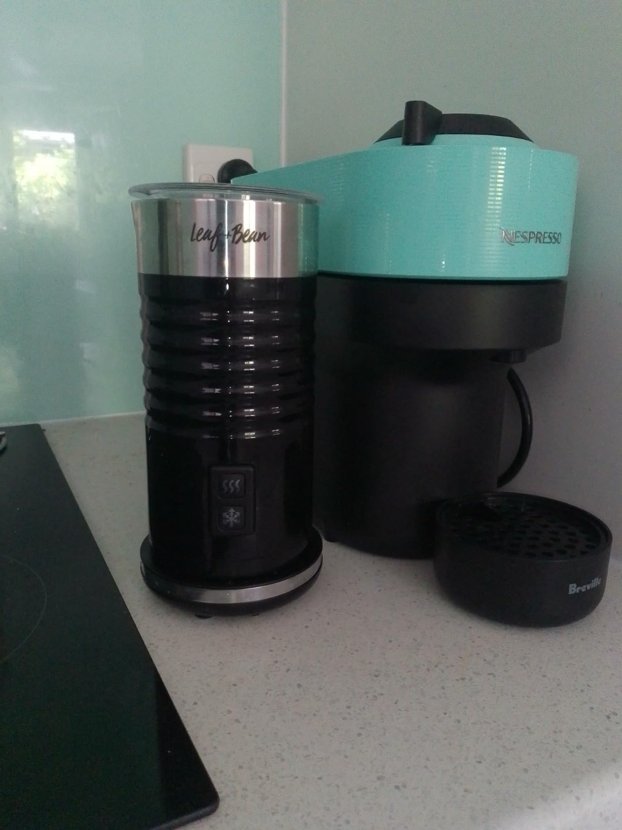 LEAF & BEAN Electric Milk Frother Bk, Multicoloured Milk Frothers & Accessories