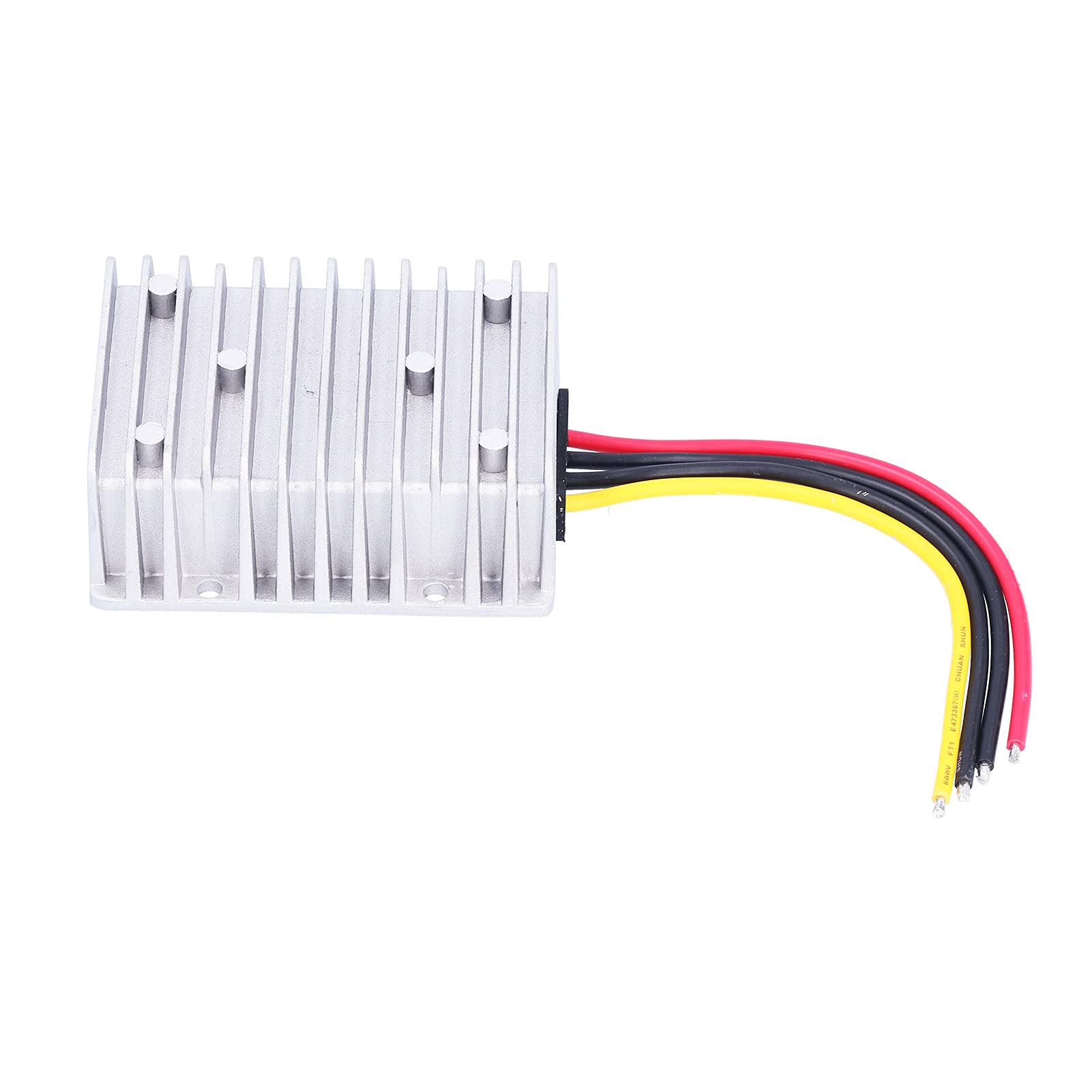 Alomejor Convertidor de 24 V A 12 V, Aluminio Fundido A Presión, Salida