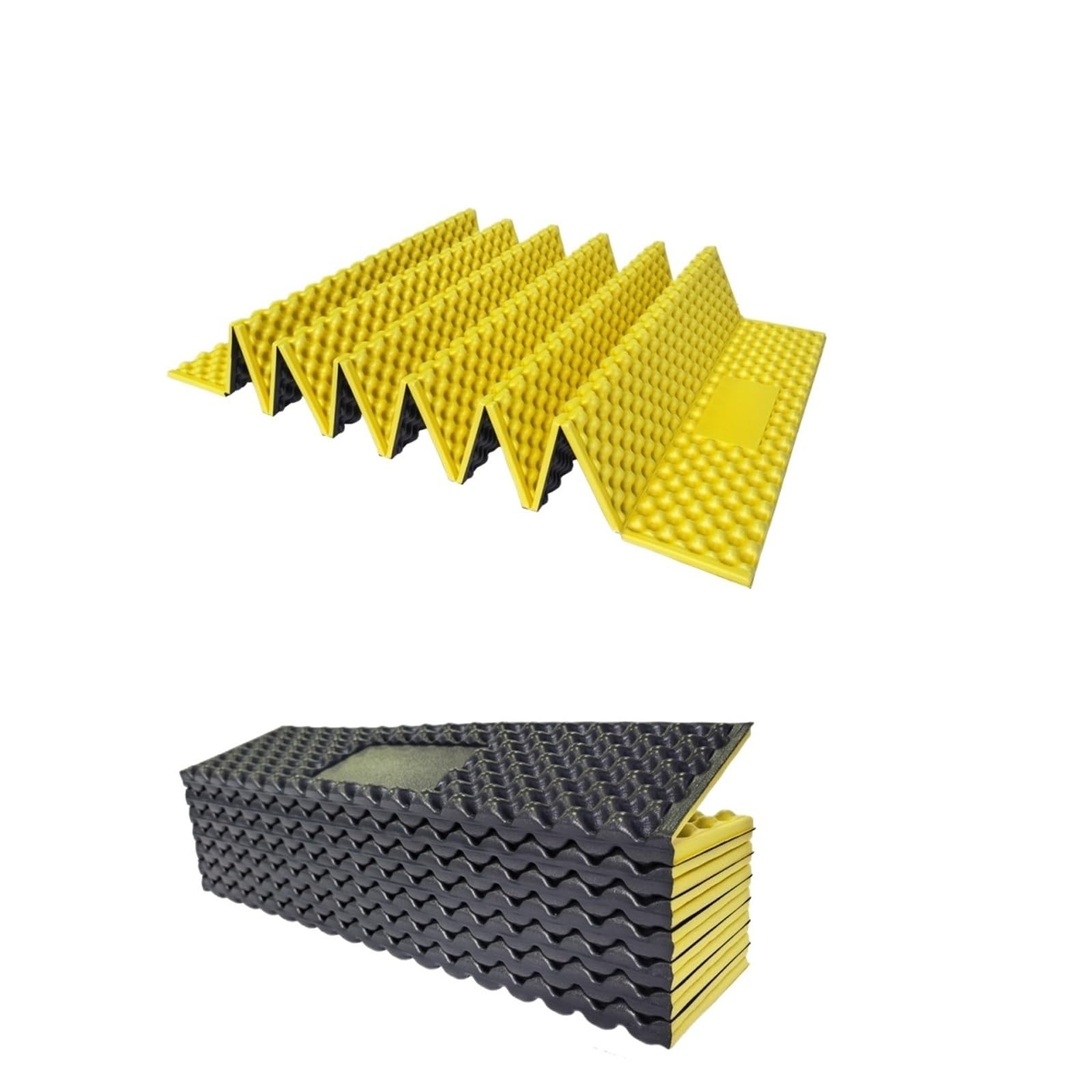 Folding Sit Mat Colchoneta for Dormir de Espuma Ligera for Huevos 330g, Estera Camping Plegable portátil for Aislamiento a Prueba Humedad for Senderismo y mochilero