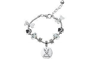 Pawsitively Precious: Personalized Chihuahua Beaded Charm Bracelet