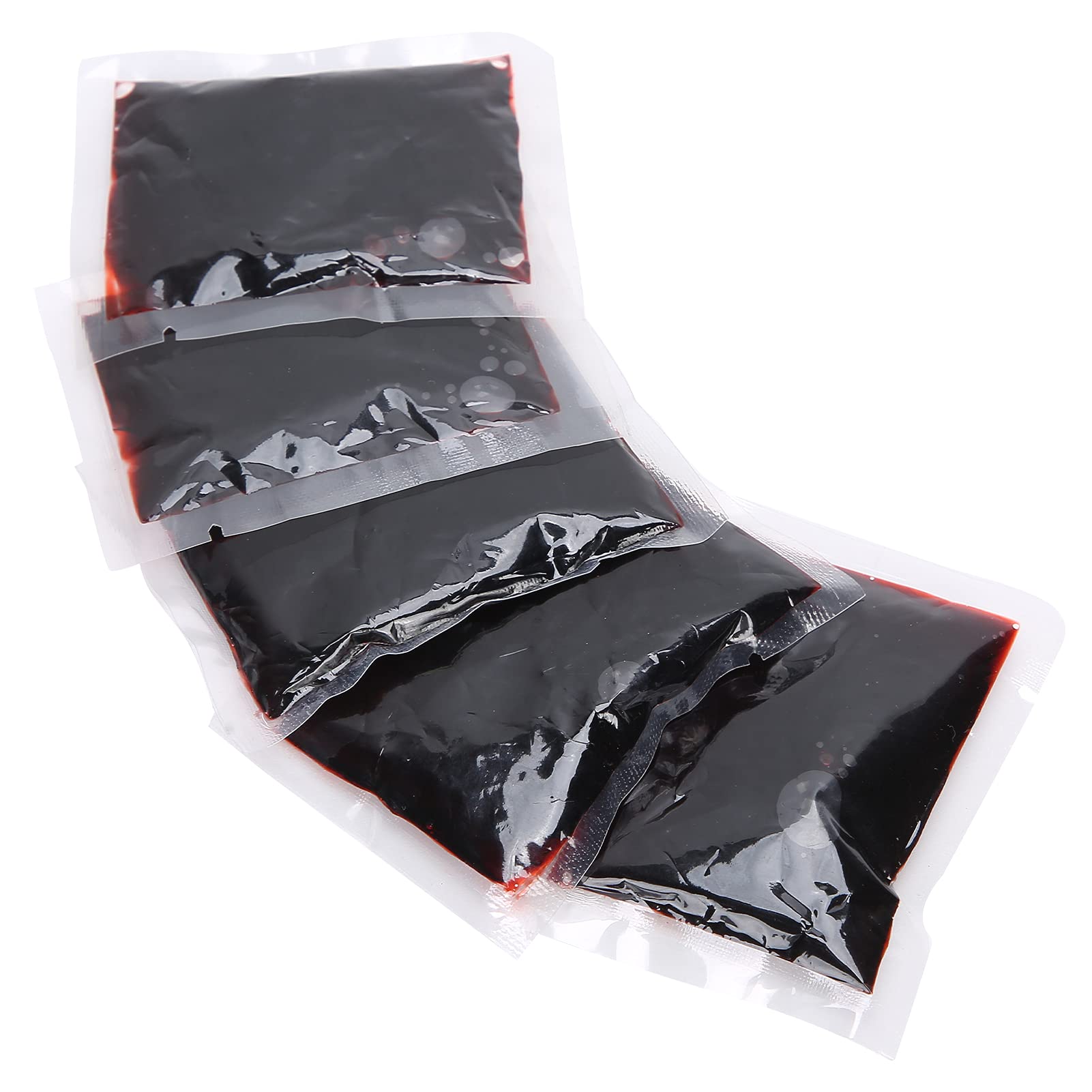 Bolsa de Sangre de Halloween de 5 Piezas de 20 Ml, Perfecta para Decoraciones y Disfraces de Fiestas