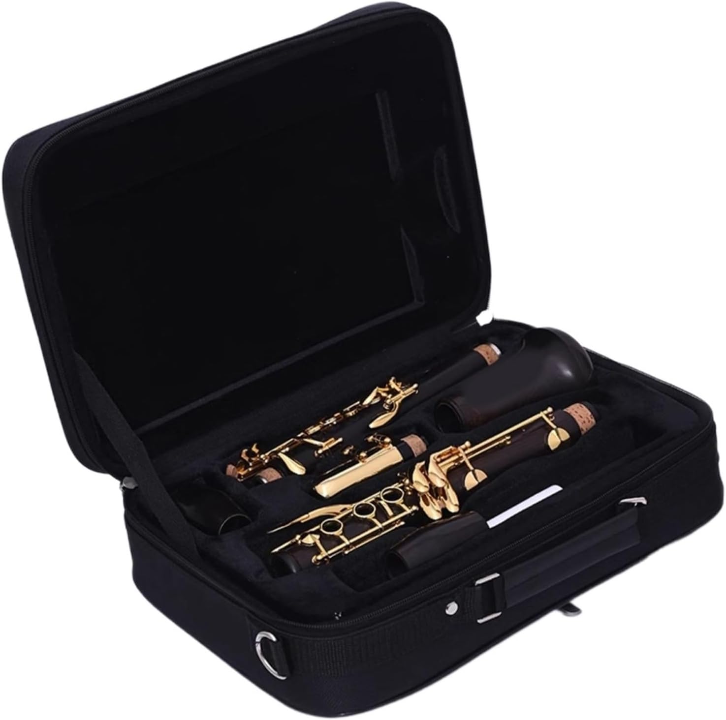 B key ebony clarinet gold plated instrument adult orchestra beginner exam Clarinet