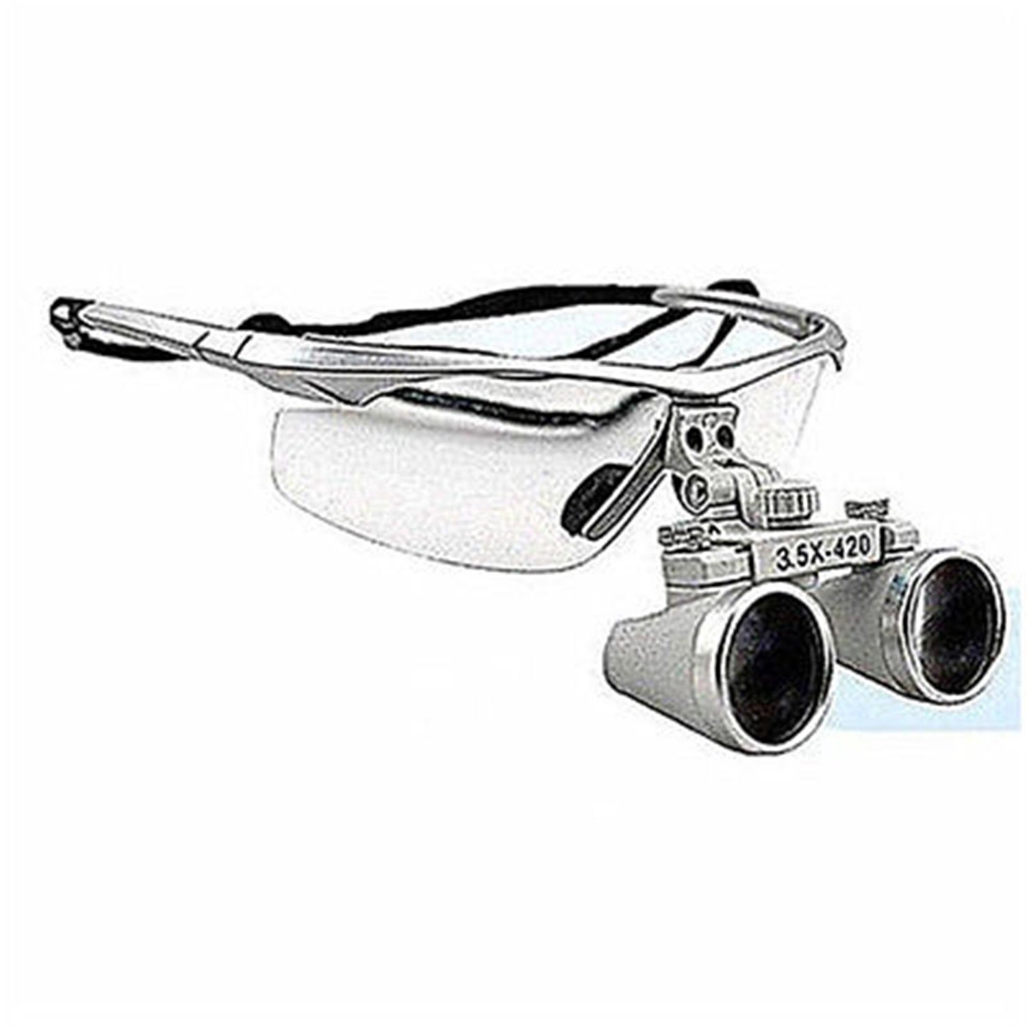 Oral Lupa de Cabeza 3.5x420mm Lupa Dental Binocular