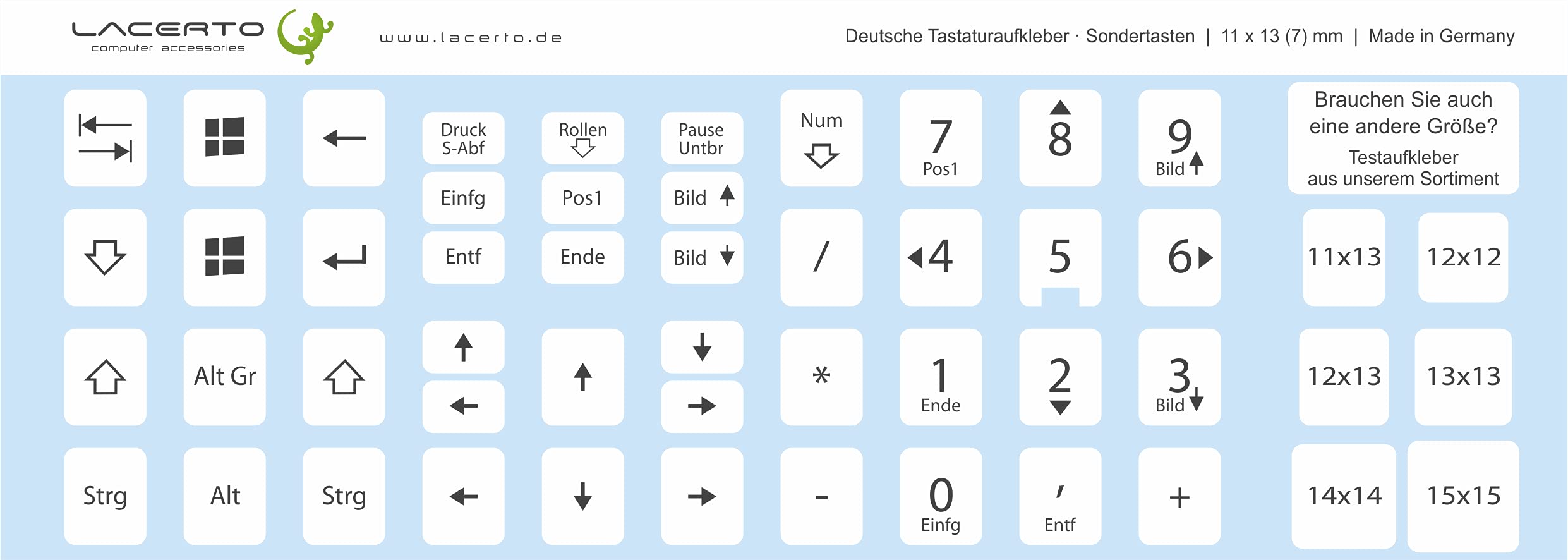 Adesivi Per Tastiera Dislessici - Codifica A Colori Per Digitazione Veloce, Compatibili Con 40+ Layout