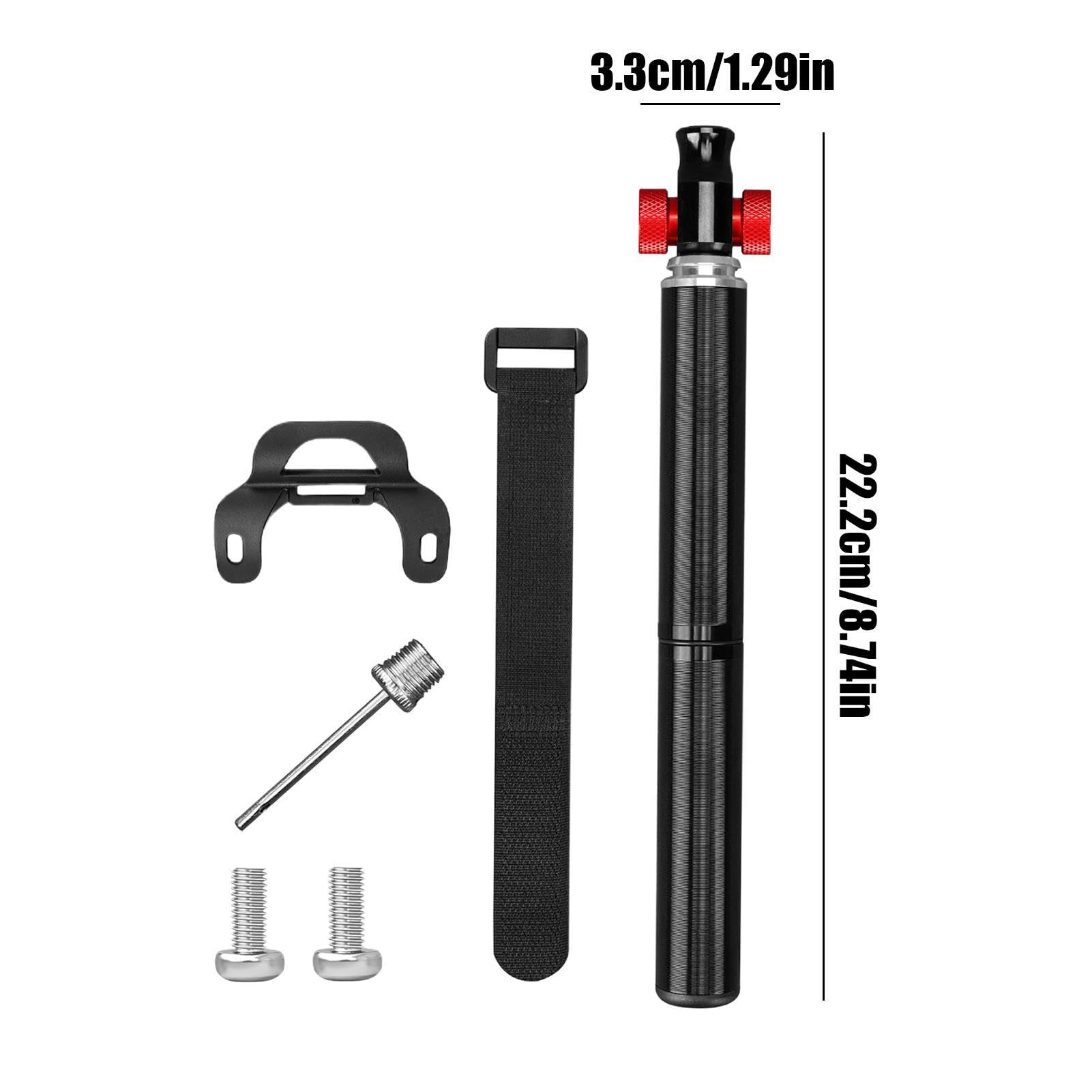 Pompa Bicicletta Piccola Gonfiatore Leggero Bici Palloni Con Ago | Mini pompa per pneumatici di bicicletta Per Pendolarismo, Sport, Outdoor, Ciclismo, Mountain Bike, Basket, Pallavolo, Calcio