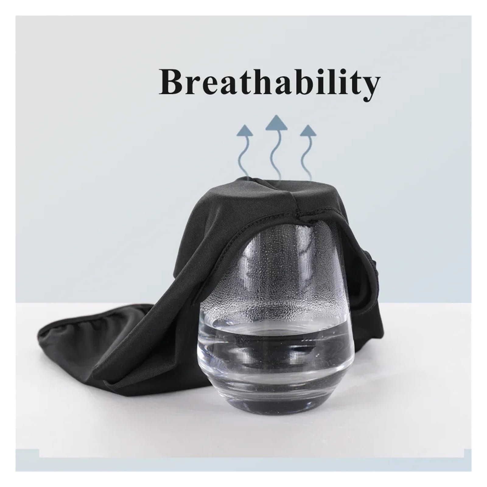 Pasamontañas Gorro pasamontañas deportivo transpirable de secado rápido a prueba de viento máscara facial completa for montar correr esquí senderismo cubierta facial al aire libre hombres(BLACK 6PCS)