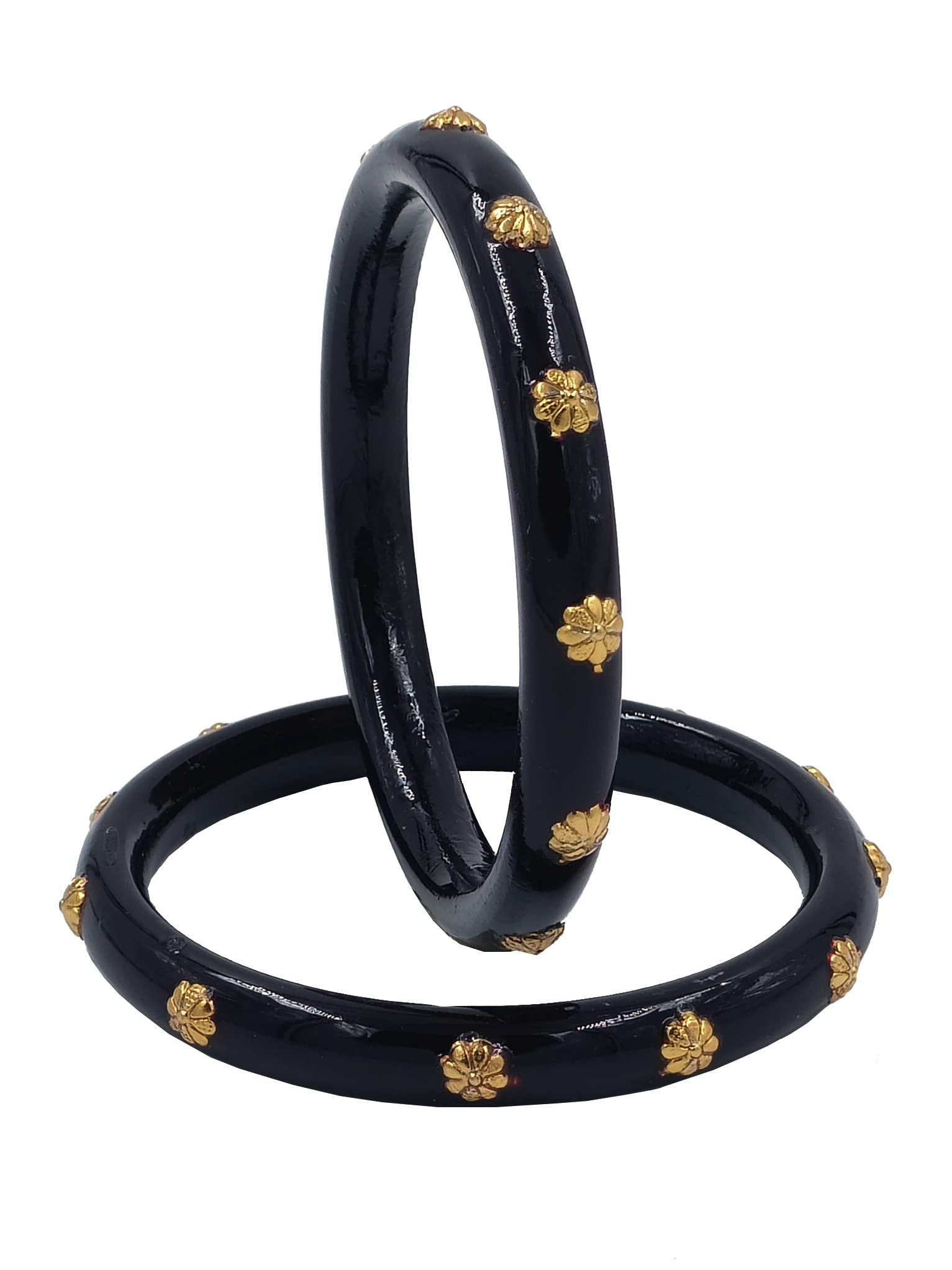 Plastic Gold Plated Shakha Pola Bangle Set for Women (Flower Maroon) (2-8) (B0BSNZY4N9) Amazon Price History, Amazon Price Tracker