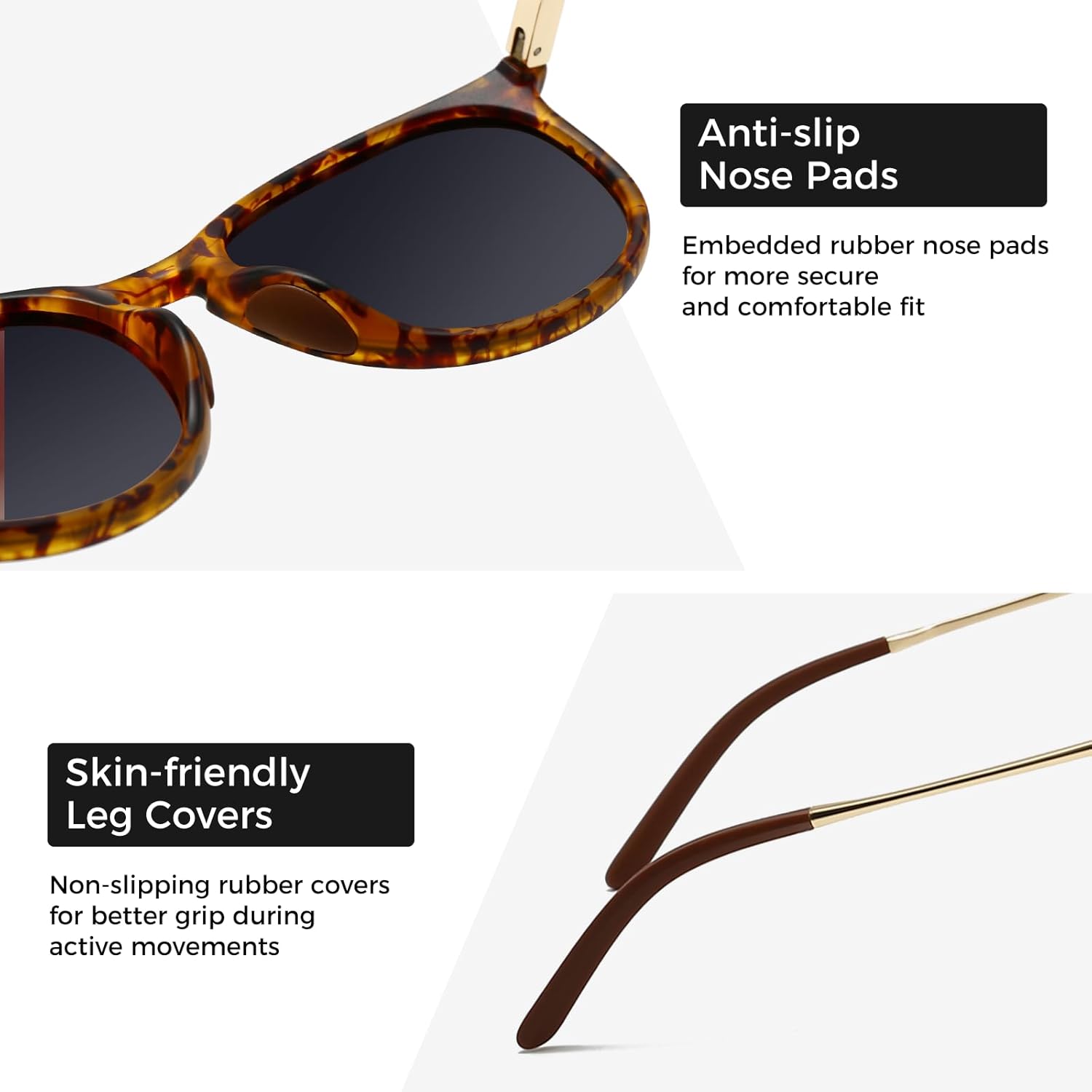 SUNGAIT Original Design Trendy Sunglasses Polarized Vintage Round Classic Retro Style for Women and Men - Image 5