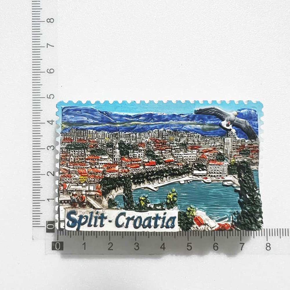 Croazia 3D frigorifero magnete viaggio adesivo souvenir, resina frigorifero magnete casa e cucina decorazione