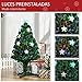 HOMCOM Árbol de Navidad 90cm Artificial Árbol de Pino Decoración Navideña con...
