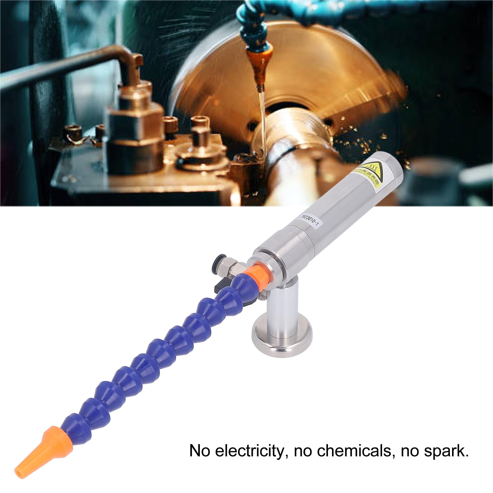 Zerodis Enfriador de Vórtice de Enfriamiento Rápido, Tubo de Aire Seco, Herramienta de Soldadura de Aleación de Aluminio, 650 BTU para Soldadura y Procesamiento de Metales