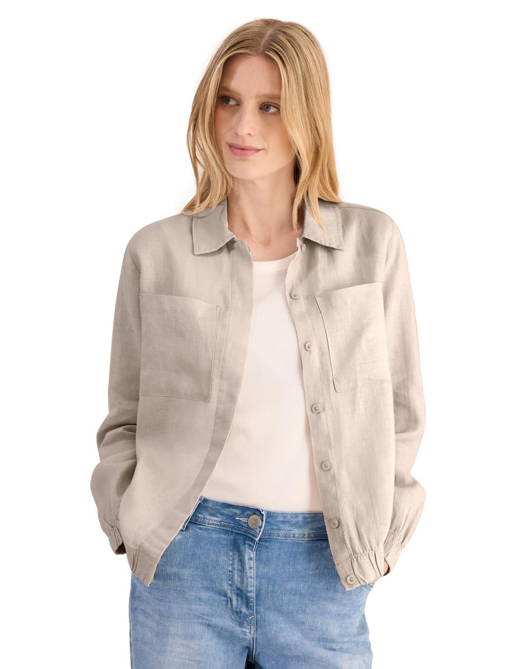 Cecil Bluzka damska, Pumice Beige, L