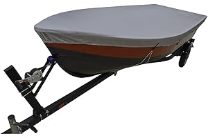 Lunatic Boat Cover, the Reliable Shield for 12 to 14 ft V-Hull Fishing Boats