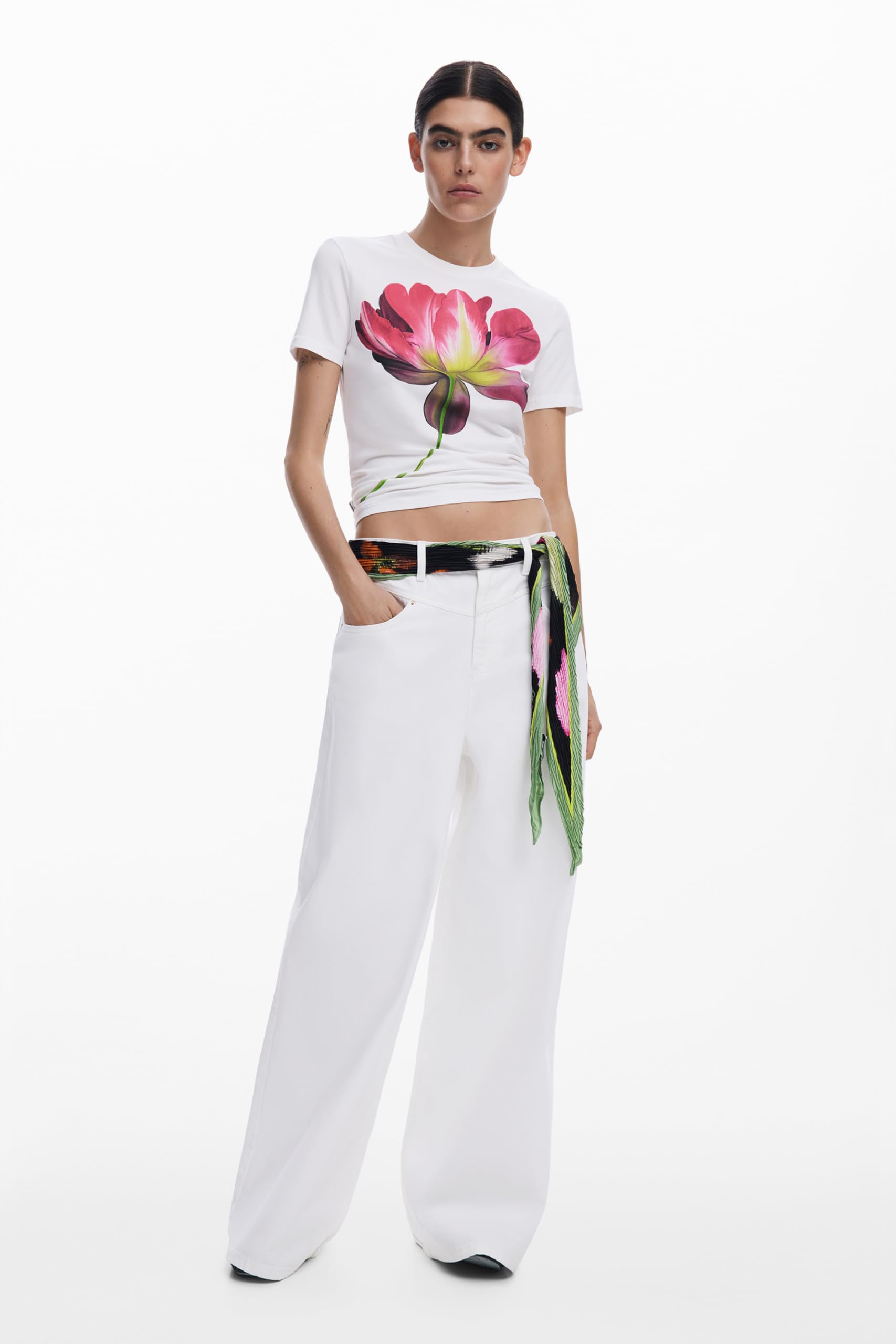 Foulard flores