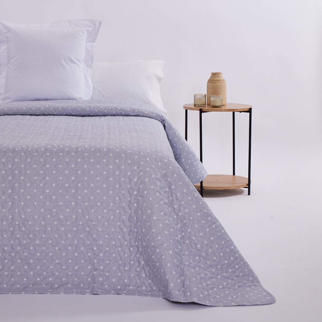 10XDIEZ Colcha boutie Microfibra - Cama 150cm, Stars
