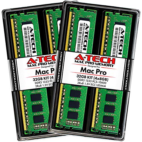 Amazon | A-Tech 32GB キット (4x8GB) ECC UDIMM メモリ Mac Pro Mid