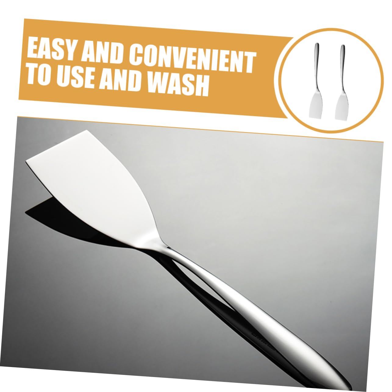 POPETPOP 8pièces Spatule Acier Pour Steak Et Cuisine Ustensile De Cuisine Multifonctionnel Pour Barbecue Et Pâtisserie