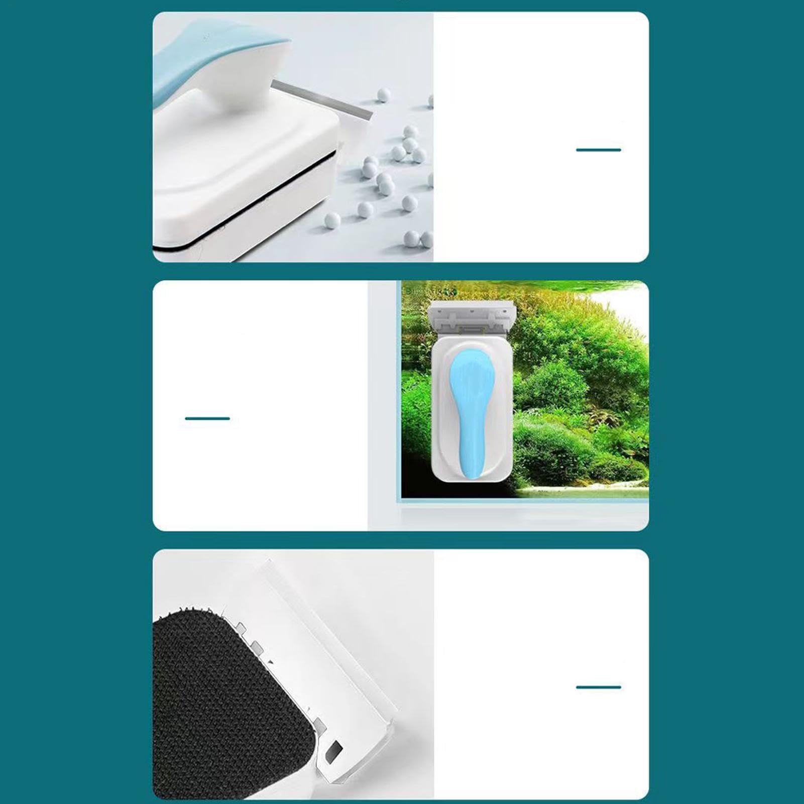 Aquarium Cleaner Magnetic Glass, limpiador magnético para Acuario