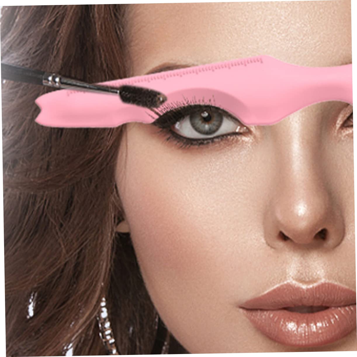 Baluue 8pezzi Stencil Silicone Per Eyeliner Makeup Per Per e Ragazze Multifunzionale Per Eyeliner e Ombretto Facile Usare e Novizi