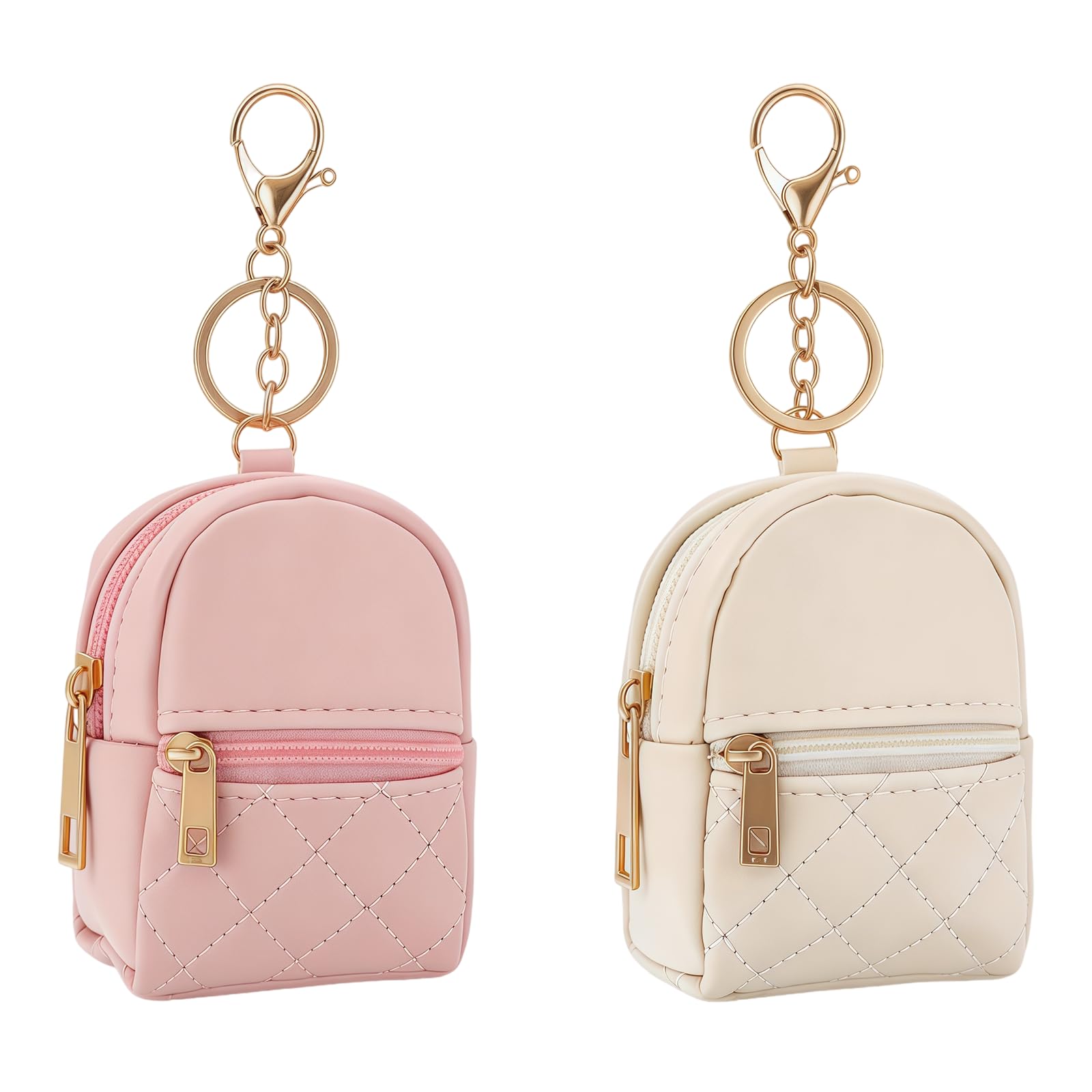 Save 35% on 2Pcs Mini Keychain Organizers for Lipstick & Cards