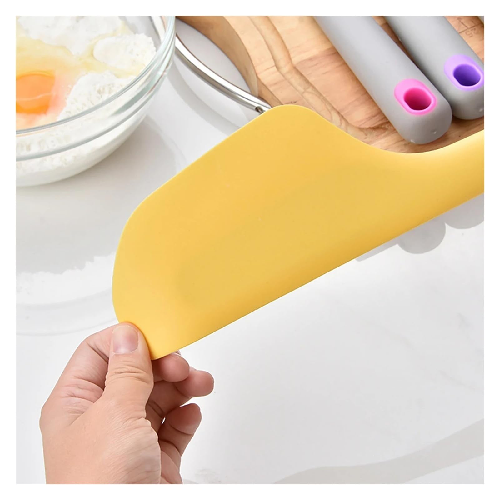 1 raschietto for torta, crema, spatola, pane, burro, cottura, gadget da cucina for la casa(Pink)