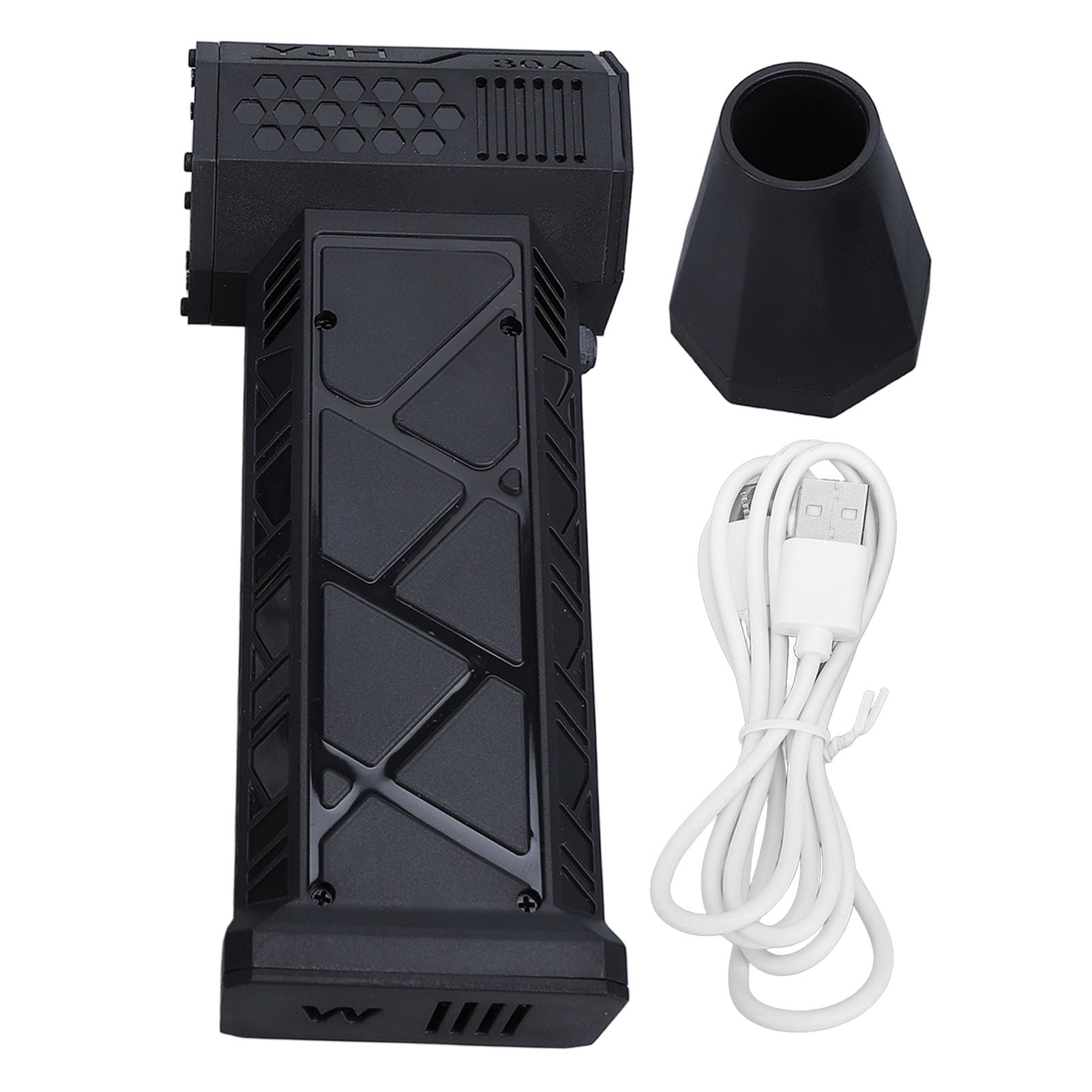 Dépoussiéreur électrique 110 000 tr/min, haute vitesse, rechargeable, portable, turbine, ventilateur à jet portatif pour nettoyage de clavier d'ordinateur de voiture, séchage, batterie 2600 mAh
