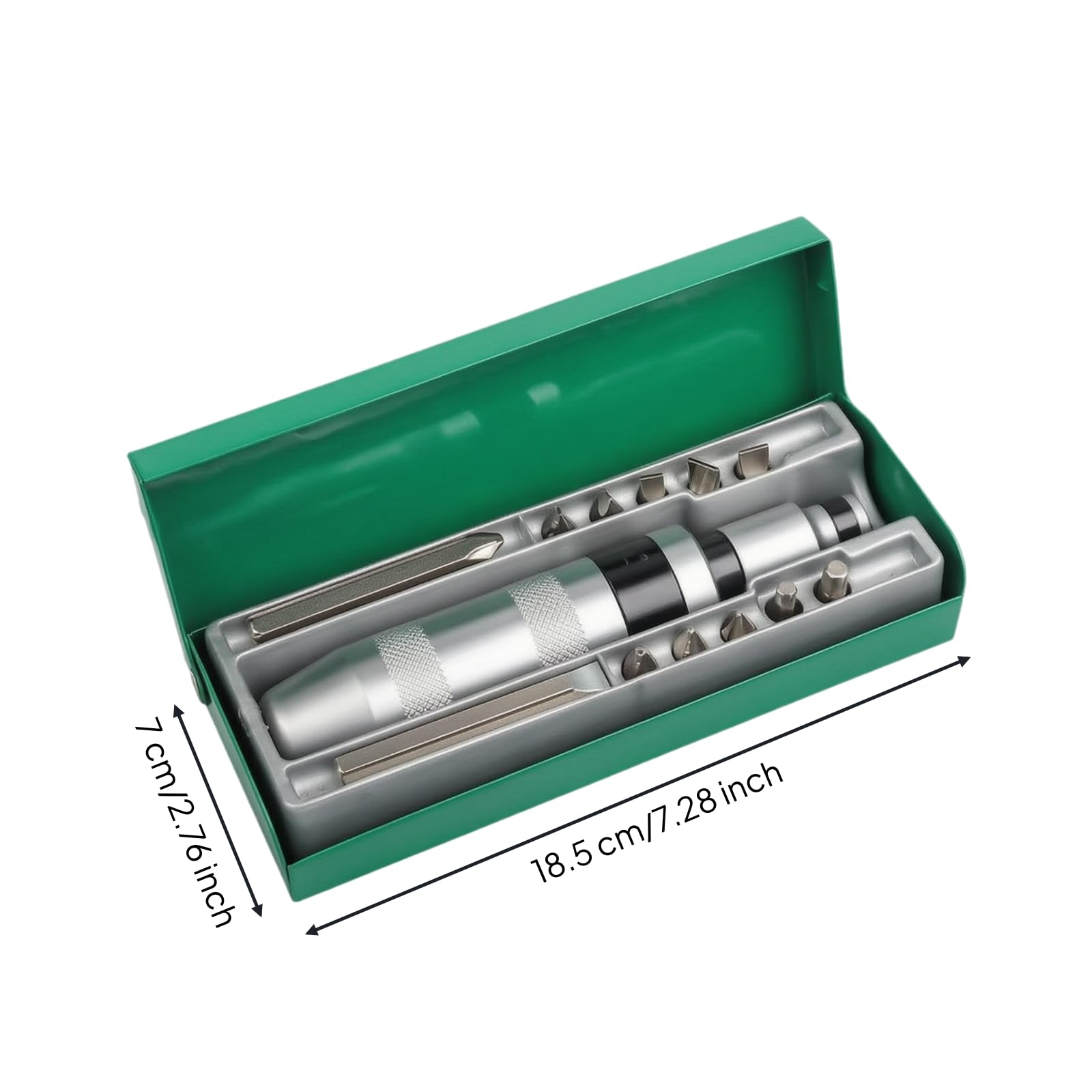 Giravite a Percussione Alta Durezza Per Viti Bloccate, Set di Cacciaviti a Percussione, Impugnatura Zigrinata, Autoriparazioni,