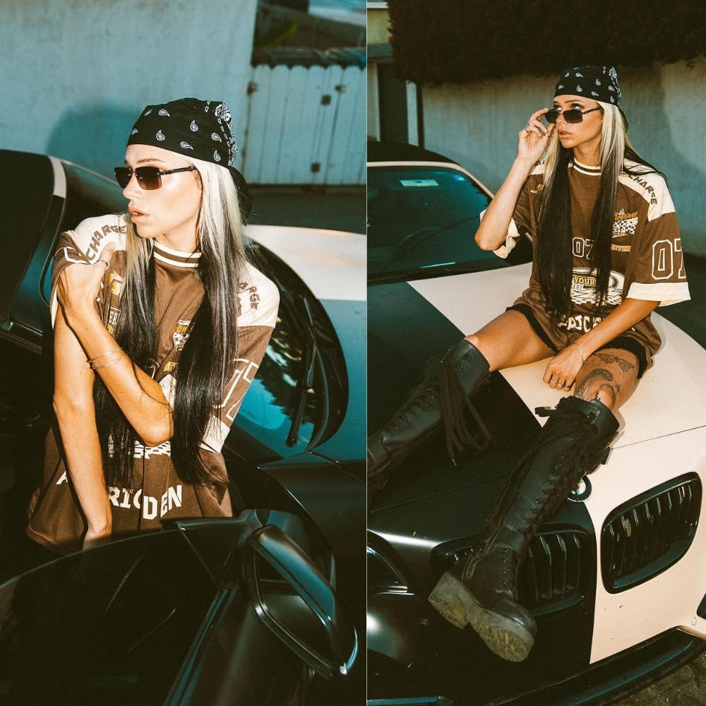 Aelfric Eden Magliette a Maniche Corte Uomo Graphic T-Shirt Donna Sport Tee Oversize Jersey Casual Tops caffè