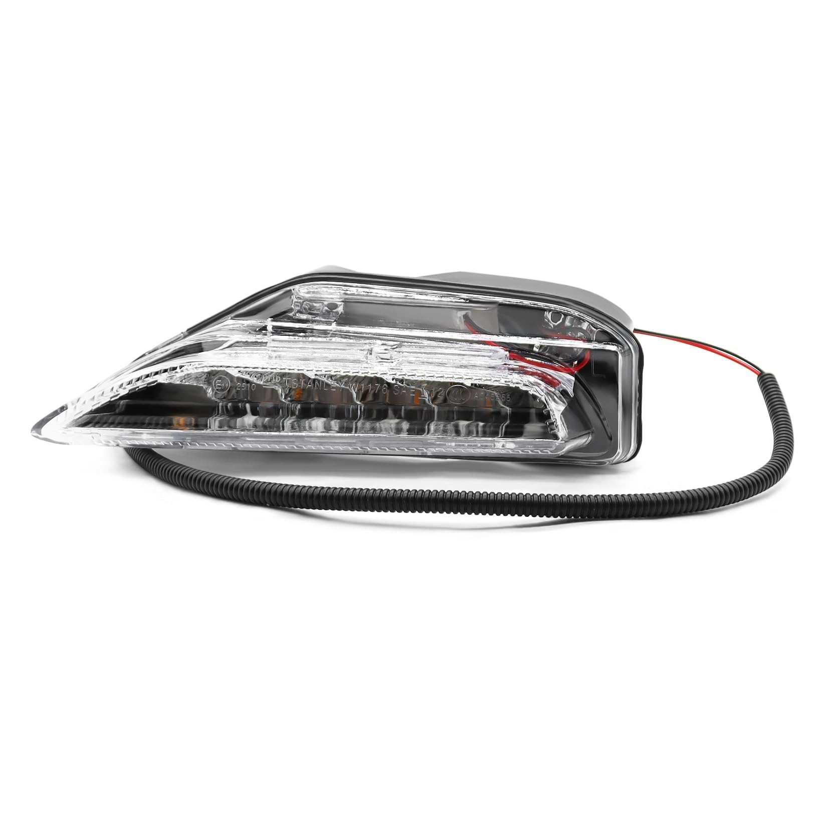 Nakkaa Left Front Bumper Fog Light Assembly Compatible with Q50 Q50s Sport 2014-2020 Front Sequential Amber Light Turn Signal Lamp LH Driver Side 261354GA1A