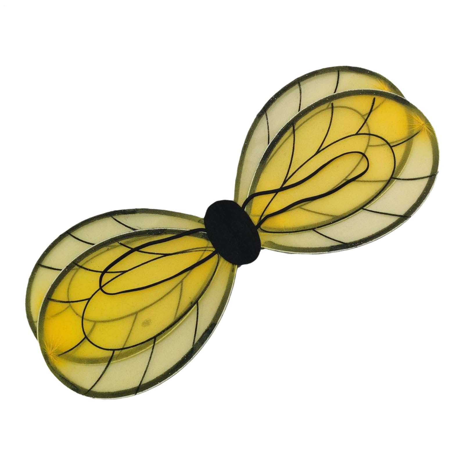 Bee Cosplay Wings - Accessories for Fairy - Bee Outfit Wings - for Party, Halloween, Masquerade, Carnival, Theme Parties, Family Nights, Photography, Cosplay, Props, Fairy, Accessory Yellow