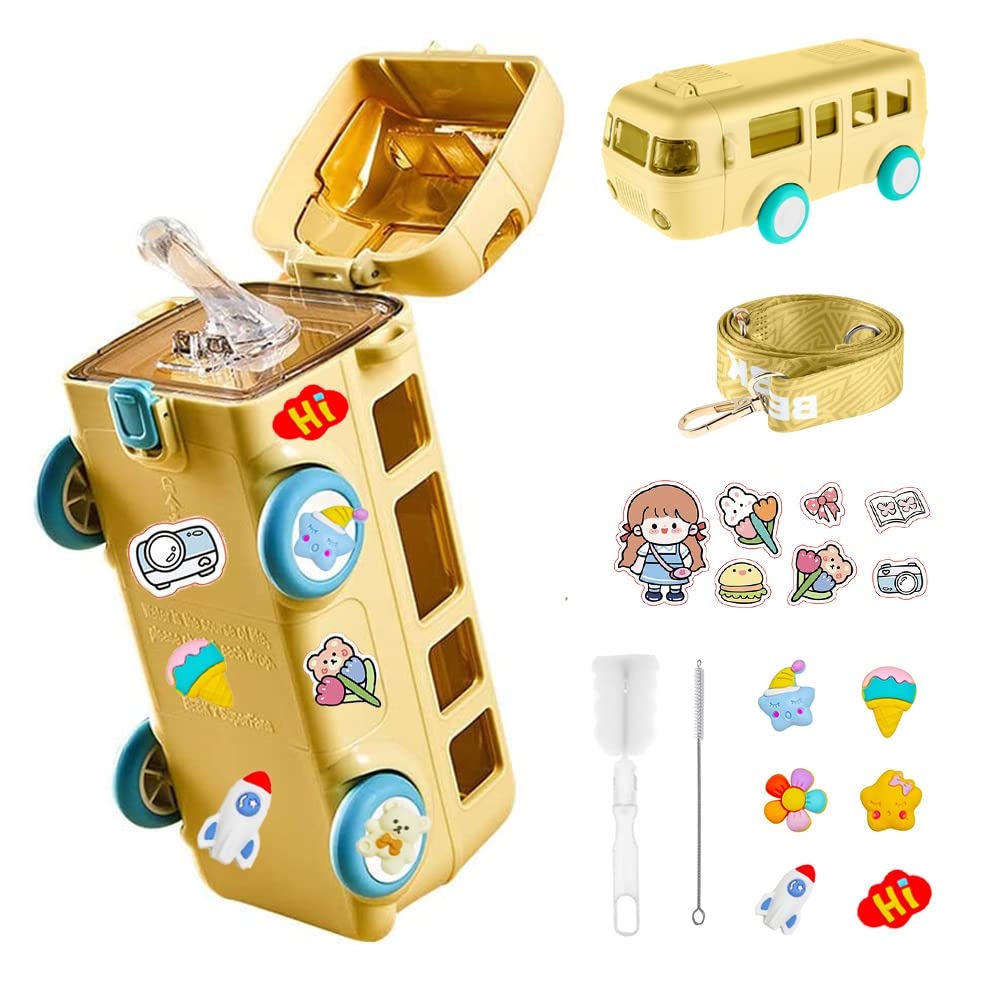See full amazon price history chart for FUNDISINN Bus Water Bottle for Kids-16oz Detachable Bus Straw Water Cup with Shoulder Strap Leak-Proof Kids Drink Cup Cartoon Water Jug Toy with Wheels Toddler Water Bottle (Yellow with Gift) FUNDISINN Bus Water Bottle for Kids-16oz Detachable Bus Straw Water Cup with Shoulder Strap Leak-Proof Kids Drink Cup Cartoon Water Jug Toy with Wheels Toddler Water Bottle (Yellow with Gift) (B0C5MWB6TY) Amazon Price History, Amazon Price Tracker