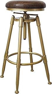 LTHDD Stołek barowy dekoracyjny stołek podnoszony obrotowy krzesło, regulowany obrotowy podnośnik gazowy przemysłowy wiatr tapicerowane siedzenie dom herbata sklep kuchnia stół jadalnia krzesło do jadalni (kolor: B, rozmiar: 33 * 70-90 cm)