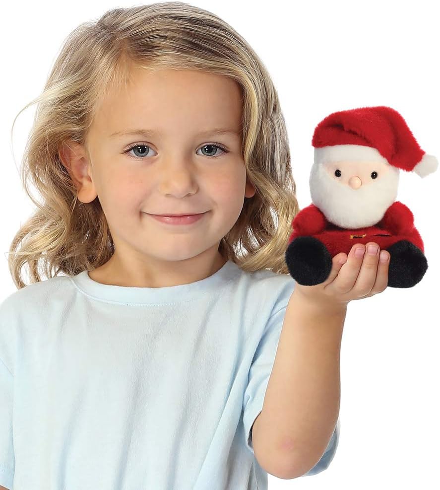 Aurora, 99131, Palm Pals Santa Claus, 5In, Soft Toy, Red & White - Image 4