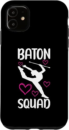 Funda para iPhone 11 Baton Twirling Outfit Majorette Baton Twirler