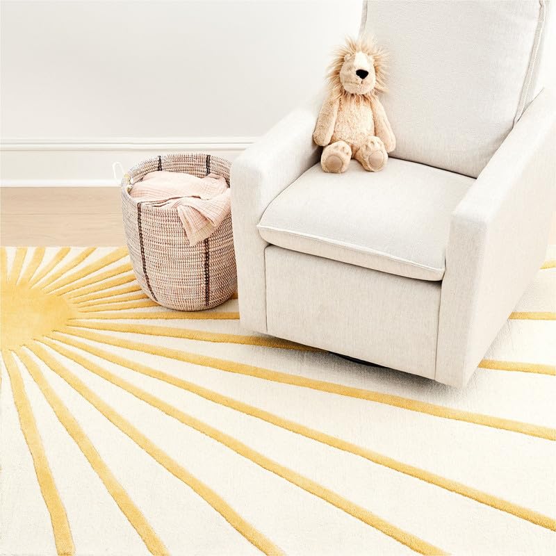 Image of Carpets and Rugs Handwoven Woolen Thick Floral and Contemporary Designs Specially for Area Rugs, Carpets for Living Room, Bedroom, Hall Size 7x10 feet